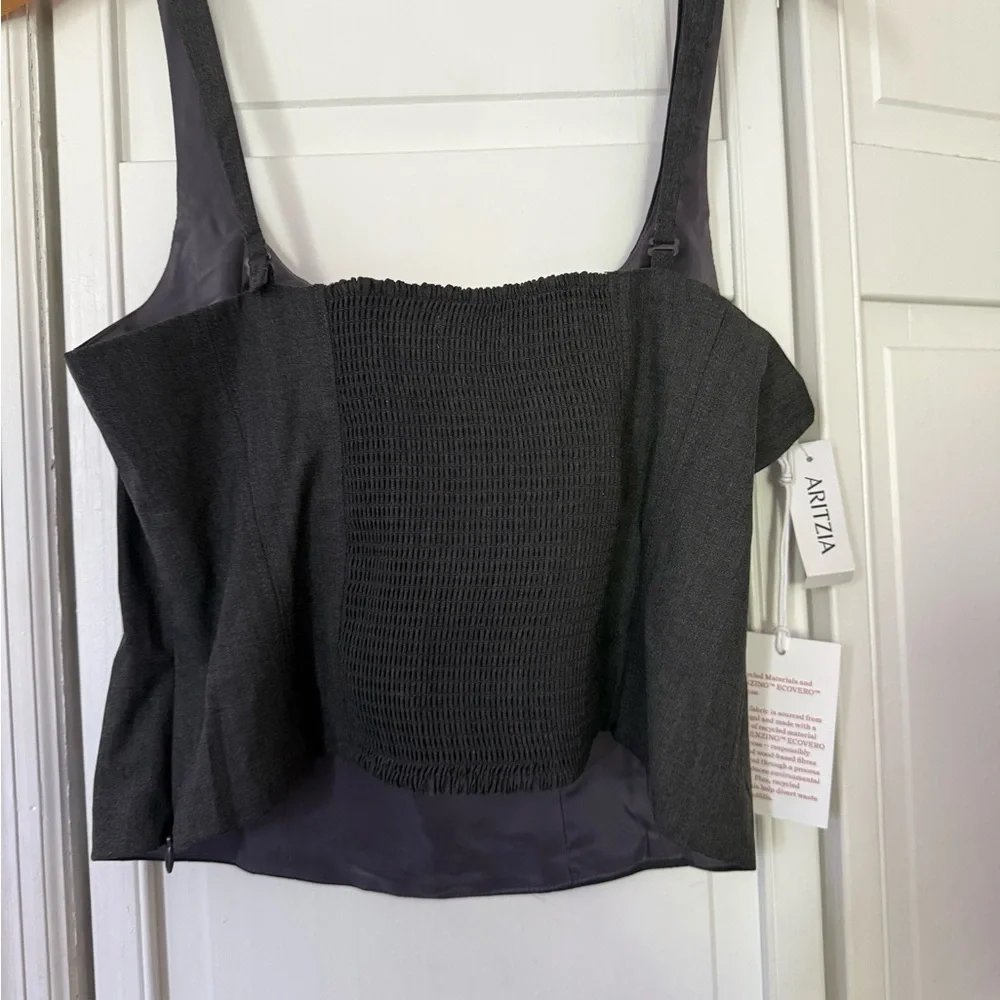 Aritzia Sunday Best Roulade Tailored Top - Picture 3 of 5